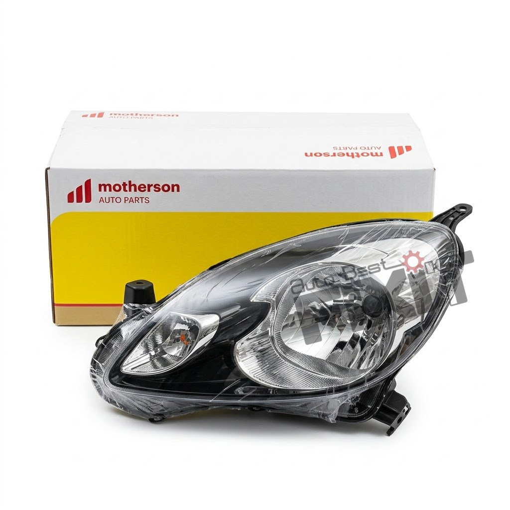 Honda Amaze, Brio & Mobilio Headlamp Assembly Left MOTHERSON Headlight — Compatible with HONDA AMAZE 2011-