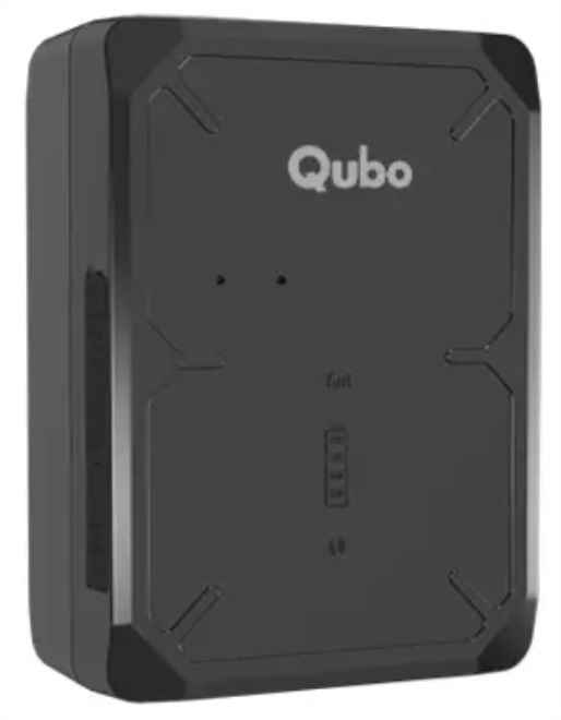 Companion app screen showing live location from the QUBO Wireless GPS Tracker