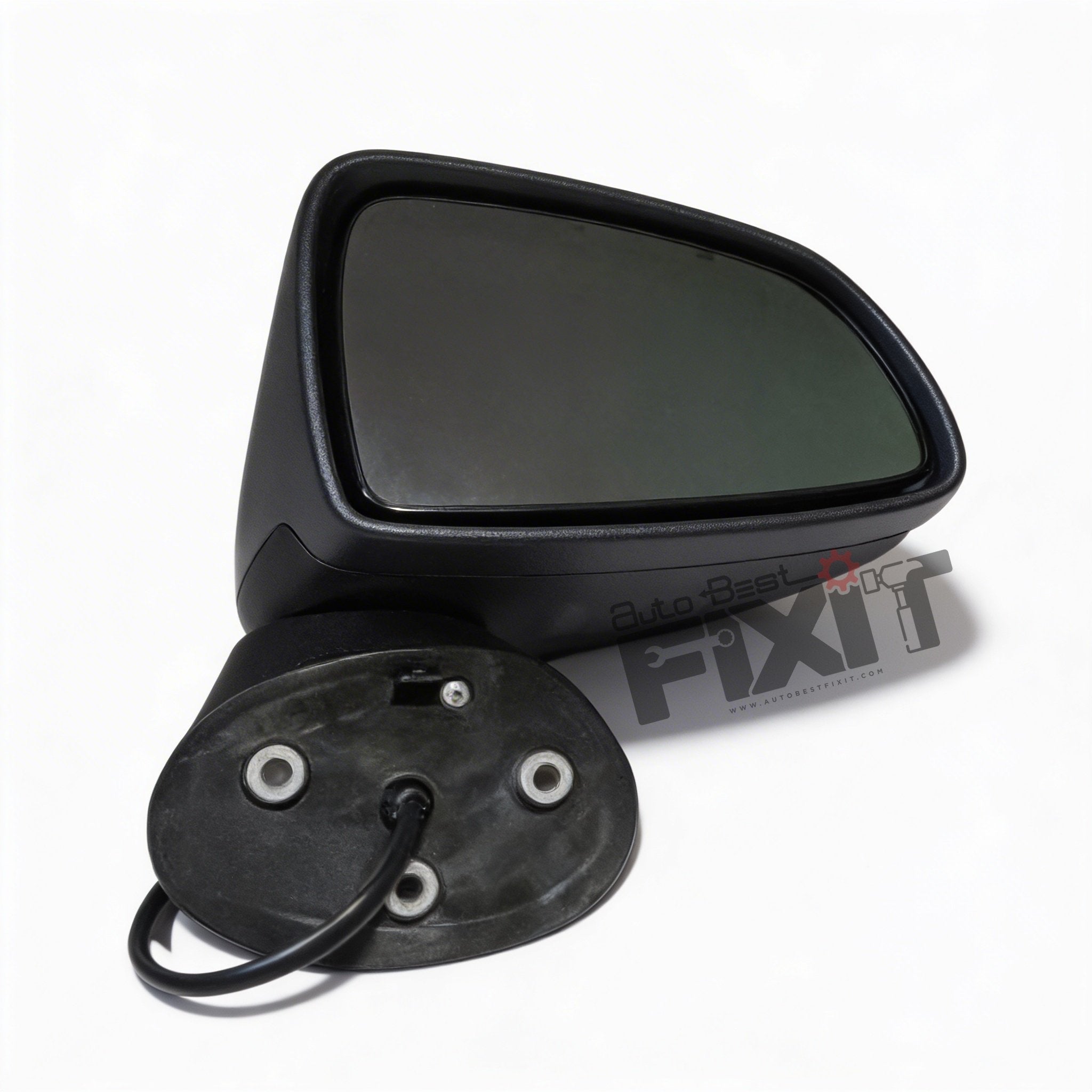 High-performance mirror o/s rear right view replacement for Sail 1.2L, 1.3L 2012-2017 / Sail U-Va 2012-2017 showing heavy-duty connector pins and clean unit housing assembly.