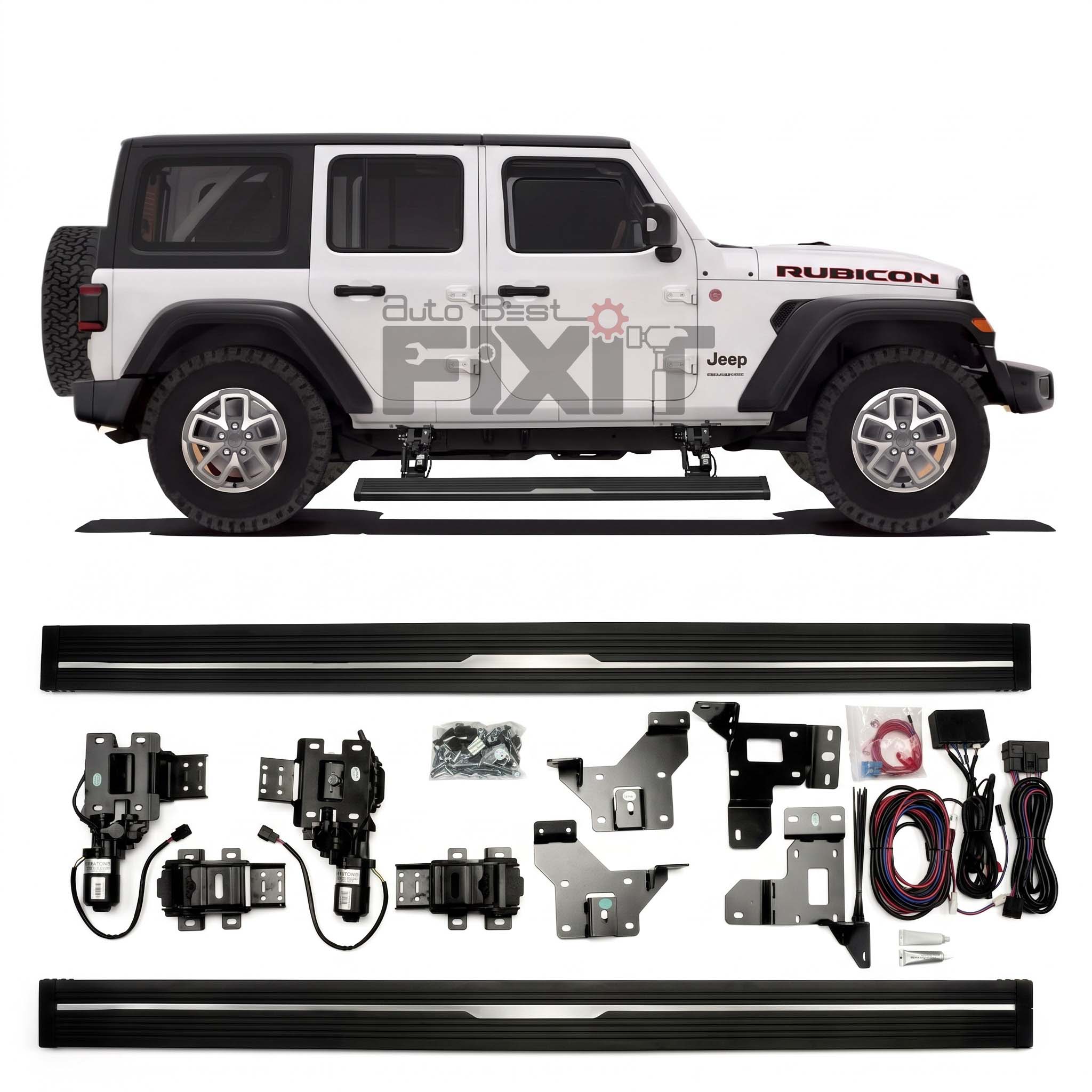 Side Step Running Boards for JEEP Wrangler 2020-2026 | Nerf Bars