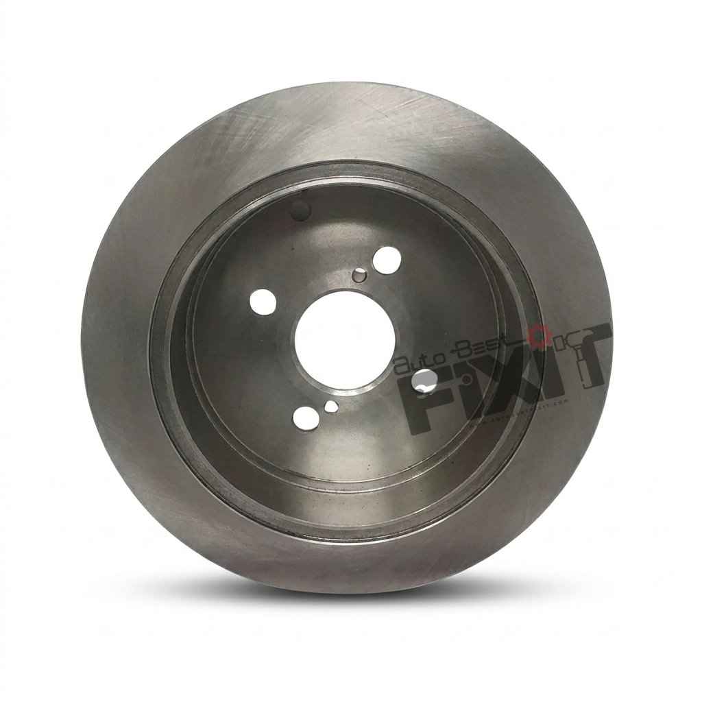 KTEK REAR BRAKE DISC-COROLLA E120 9TH GEN 2003-2008 Compatible with TOYOTA COROLLA E120 Vehicle
