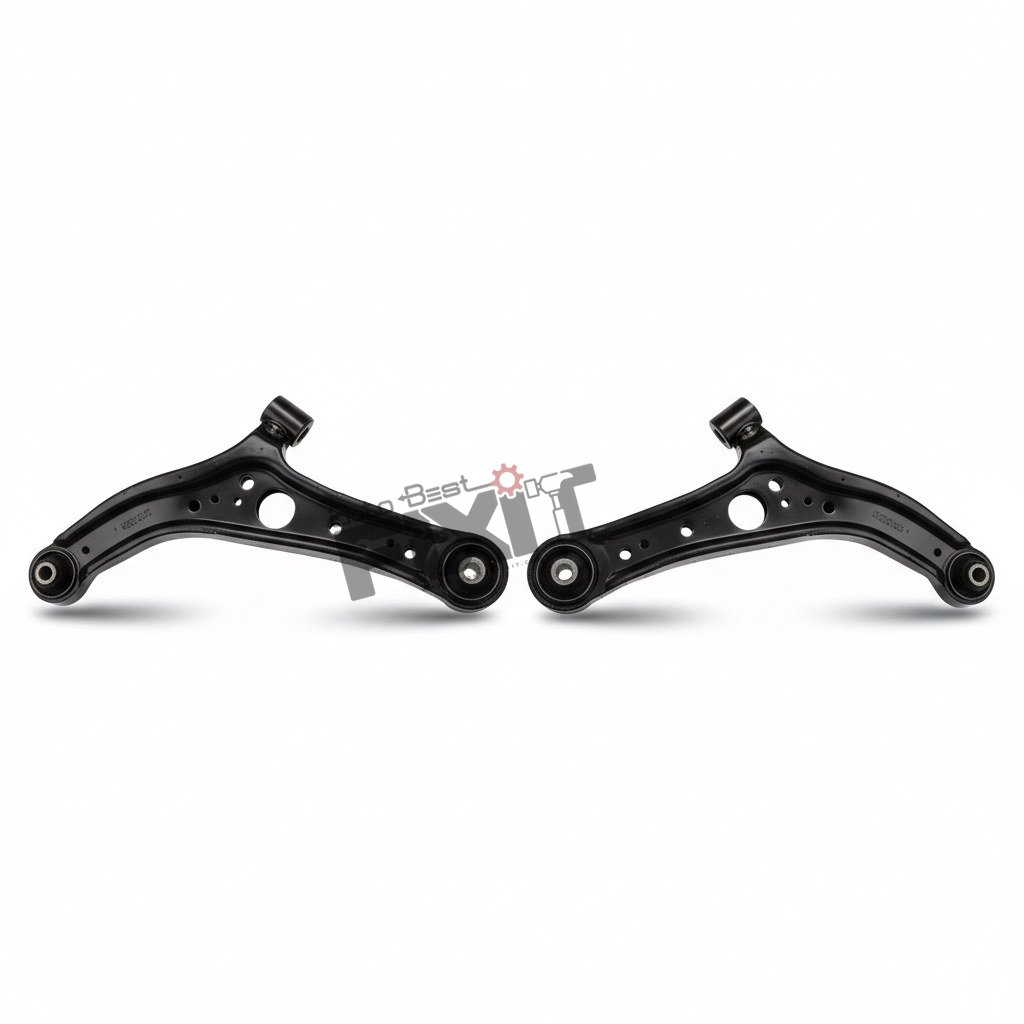 High-performance track control arm set replacement for Verna Fluidic 4Th Gen 2011-2017 showing heavy-duty connector pins and clean unit housing assembly.