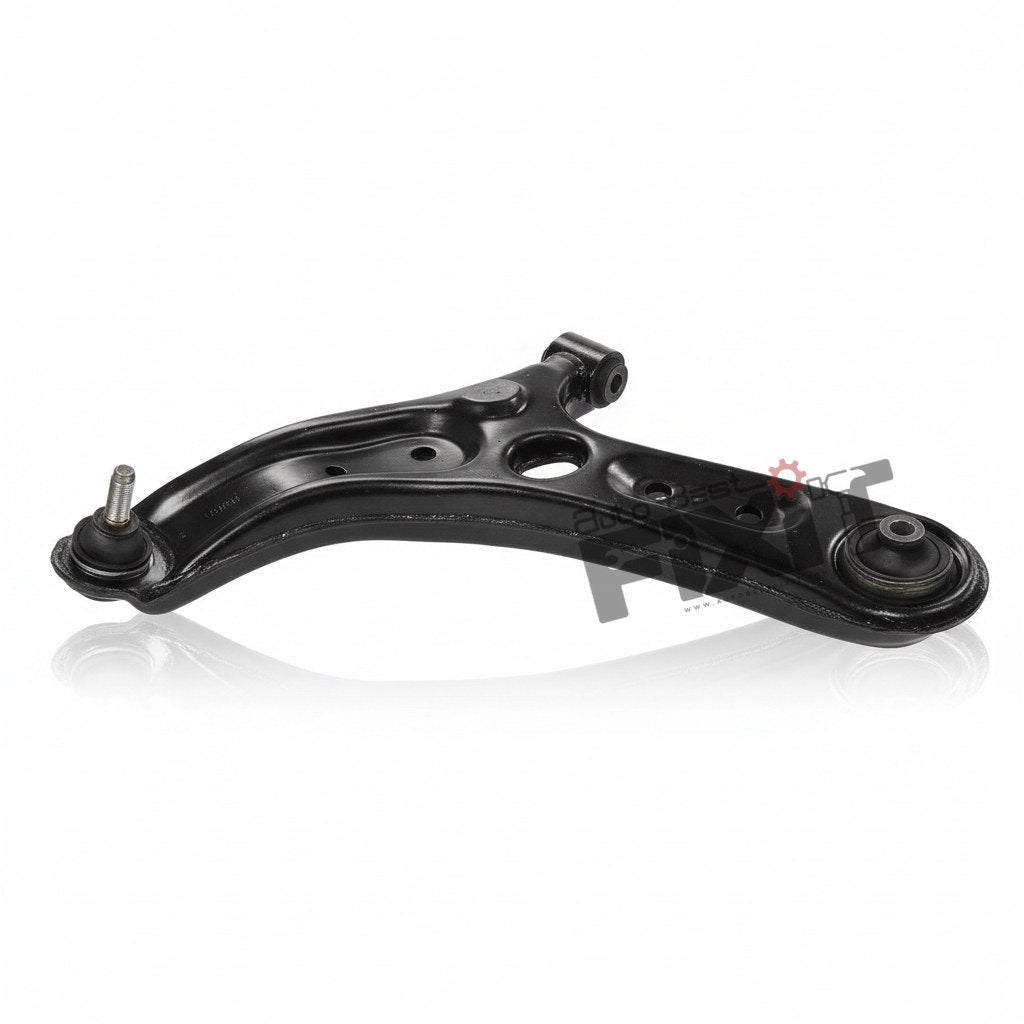 High-performance track control arm left replacement for Verna 5Th Gen 2017-2022 showing heavy-duty connector pins and clean unit housing assembly.