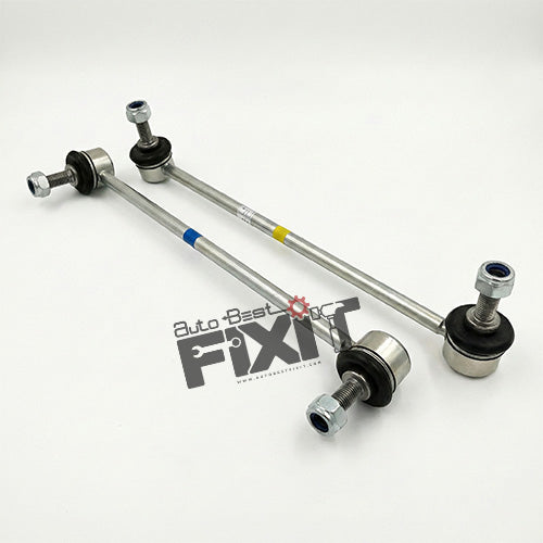 High-performance front stabilizer link set replacement for City 6th Gen 2014-2023 Petrol / Diesel / Jazz 2nd Gen 2015-Now Petrol / Diesel showing heavy-duty connector pins and clean unit housing assembly.