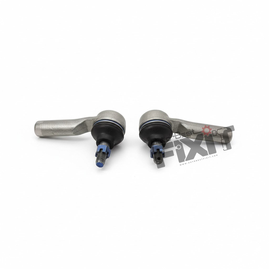 High-performance tie rod end set replacement for Bolero Neo 2021-Now / Imperio 2016-2020 / Scorpio 3rd Gen 2014-Now / Tuv 300 2015-Now showing heavy-duty connector pins and clean unit housing assembly.