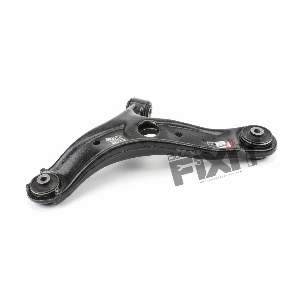 High-performance track control arm left replacement for Xuv300 2019-Now showing heavy-duty connector pins and clean unit housing assembly.