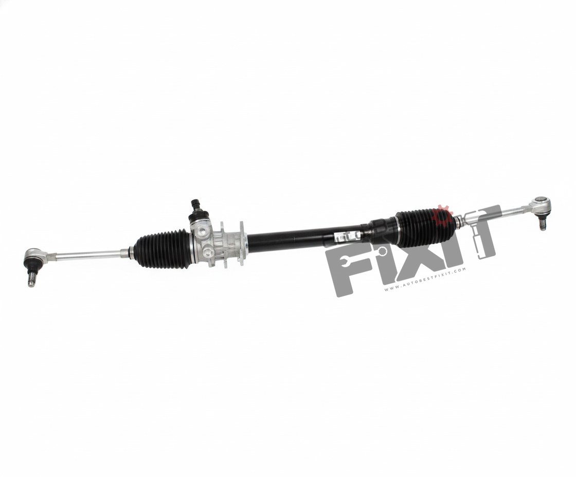 High-performance steering gear assembly replacement for Alto 800 1st Gen 2012-2020 / Alto K10 2nd Gen 2014-2020 showing heavy-duty connector pins and clean unit housing assembly.
