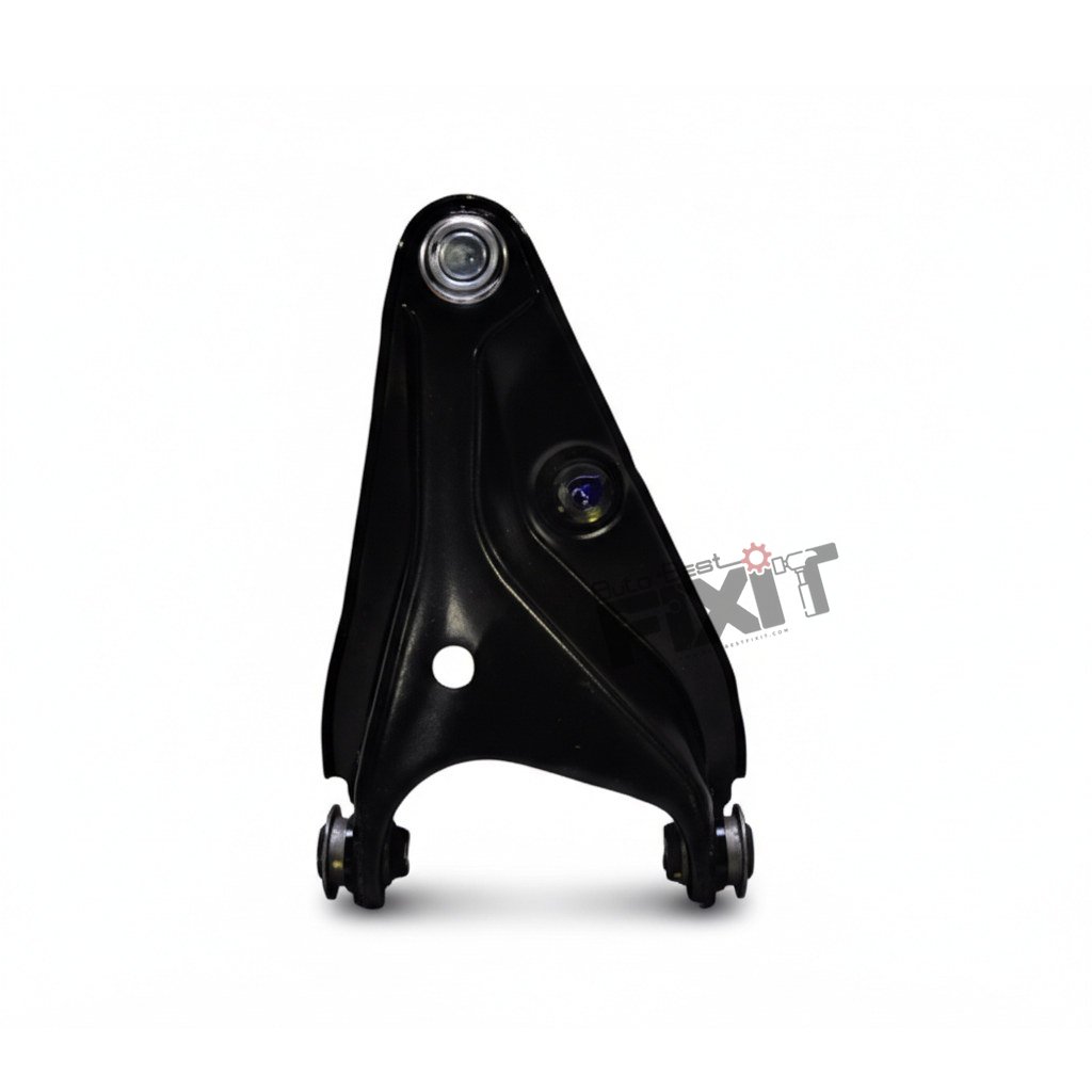 High-performance track control arm left replacement for Everito 2016-Now / Verito 2011-2018 / Logan 2004-2012 showing heavy-duty connector pins and clean unit housing assembly.