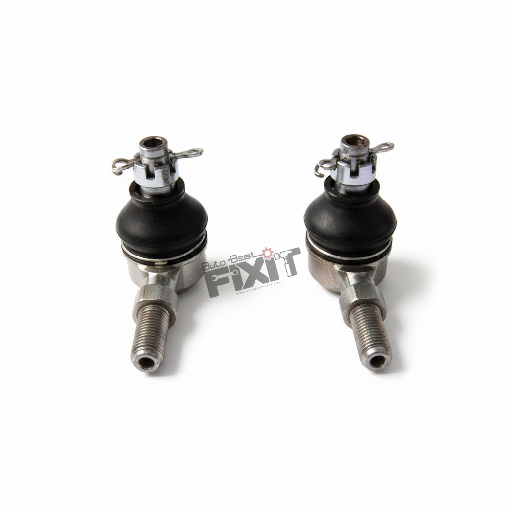 High-performance tie rod end set replacement for Ace 2005-Now / Super Ace 2009-Now showing heavy-duty connector pins and clean unit housing assembly.