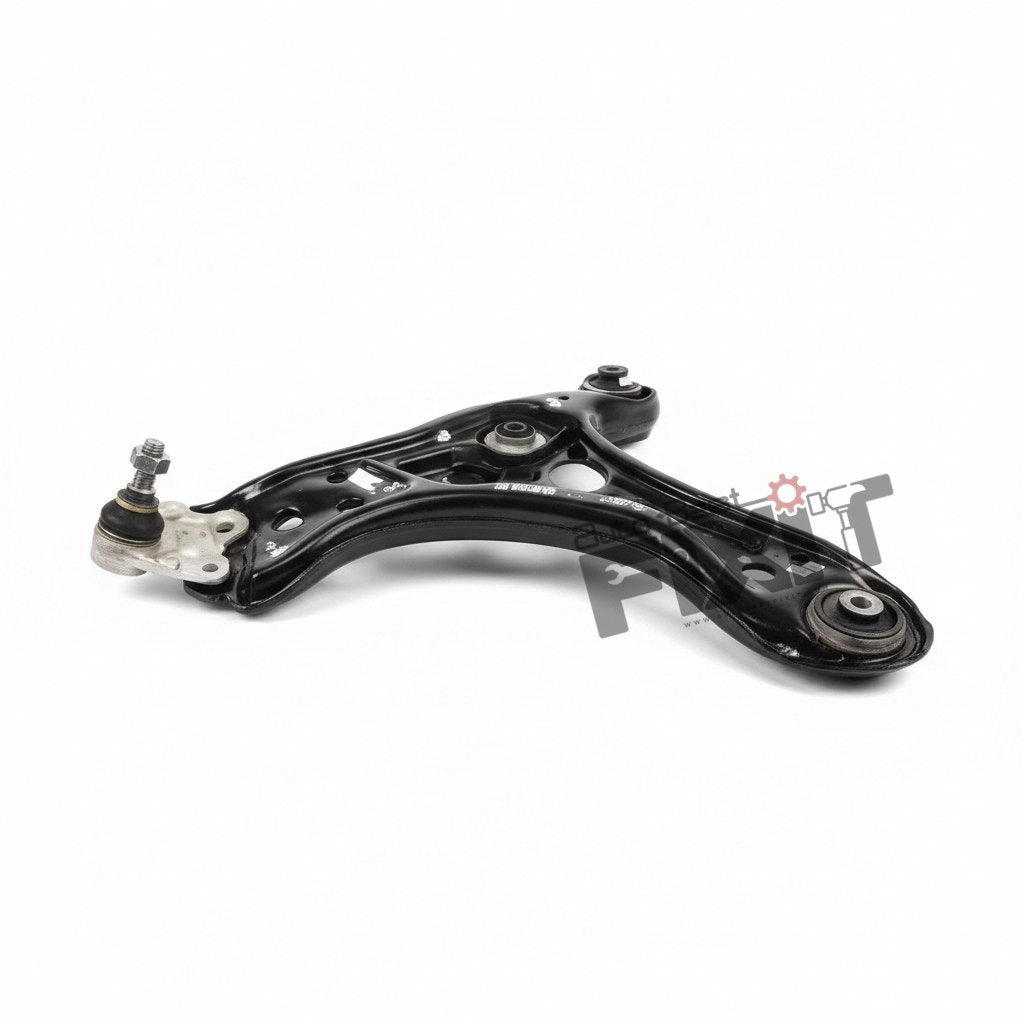 High-performance track control arm right replacement for Rapid 2011-2021 / Ameo 2016-2020 / Cross Polo 2013-2015 / Polo 2009-2019 / Vento 2010-2019 showing heavy-duty connector pins and clean unit housing assembly.