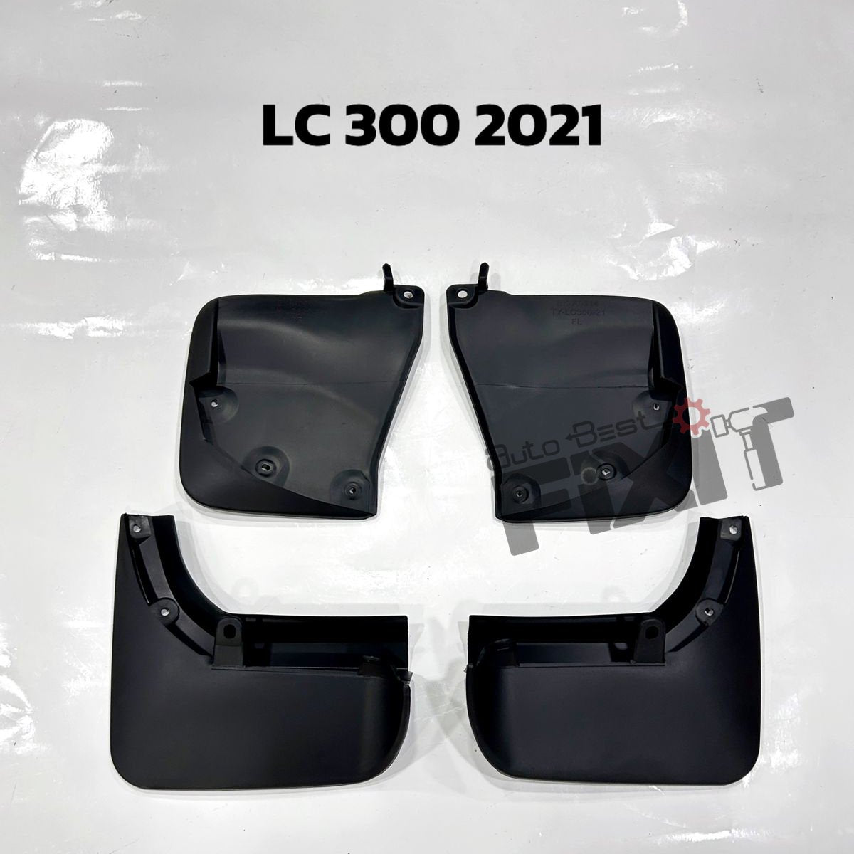 Xclusive Motion Toyota Land Cruiser 2021-Present Mudflaps – Custom Fit Splash Guards, Set of 4 | Xclusive Motion Compatible with TOYOTA LAND CRUISER (J300) Vehicle