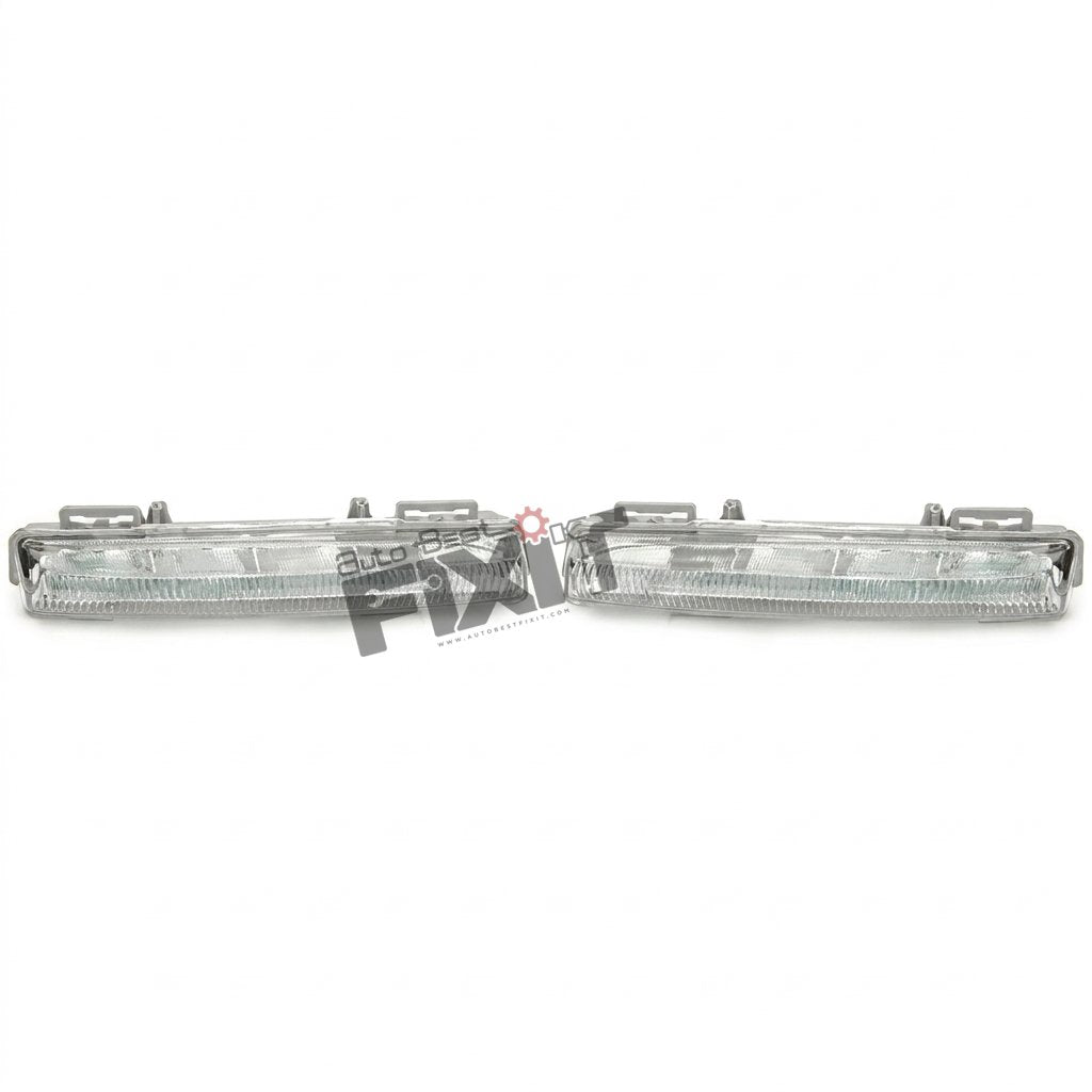 KARTION Fog Lamp Fog Light Drl Led Drl Compatible With Mercedes C Class W204 2007-2011 E Classs W212 2009-2013 Slk 2011-2015 Fog Lamp Fog Light Drl Led Drl Right 2049069000 Compatible with MERCEDES-BENZ BENZ C CLASS (W204) Vehicle