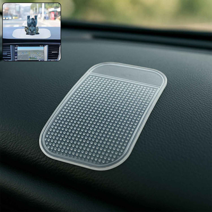Large Transparent Anti-slip Dashboard Mat For Car (1 Pc)