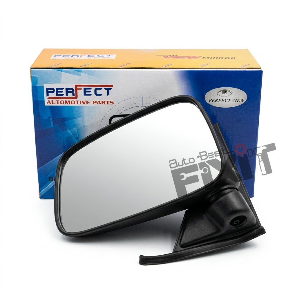 Maruti 800 Side Rear View Mirror Left PERFECT Outside Mirror — Compatible with MARUTI 800 1986-