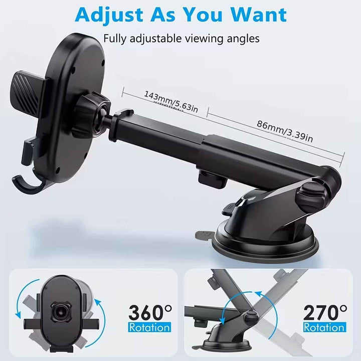 Adjustable Car Mobile Holder - (1 Pc)