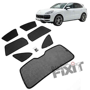 Porsche Cayenne Car Window Curtains (2017-2023) - Custom Fit Sun Shade, UV & Privacy Protection