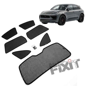 Porsche Macan Car Window Curtains (2014-Present) - Custom Fit Sun Shade, UV & Privacy Protection
