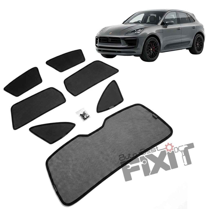 Porsche Macan Car Window Curtains (2014-Present) - Custom Fit Sun Shade, UV & Privacy Protection