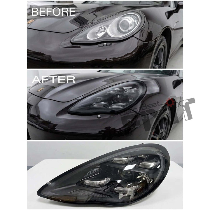 Porsche Panamera Upgrade to 2021 Style Headlamps | Diesel OEM Replacement Headlamps (2011-2013)