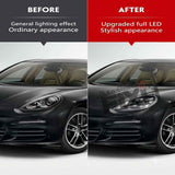 Porsche Panamera Upgrade to 2021 Style Headlamps | Hybrid OEM Replacement Headlamps (2018-2023)