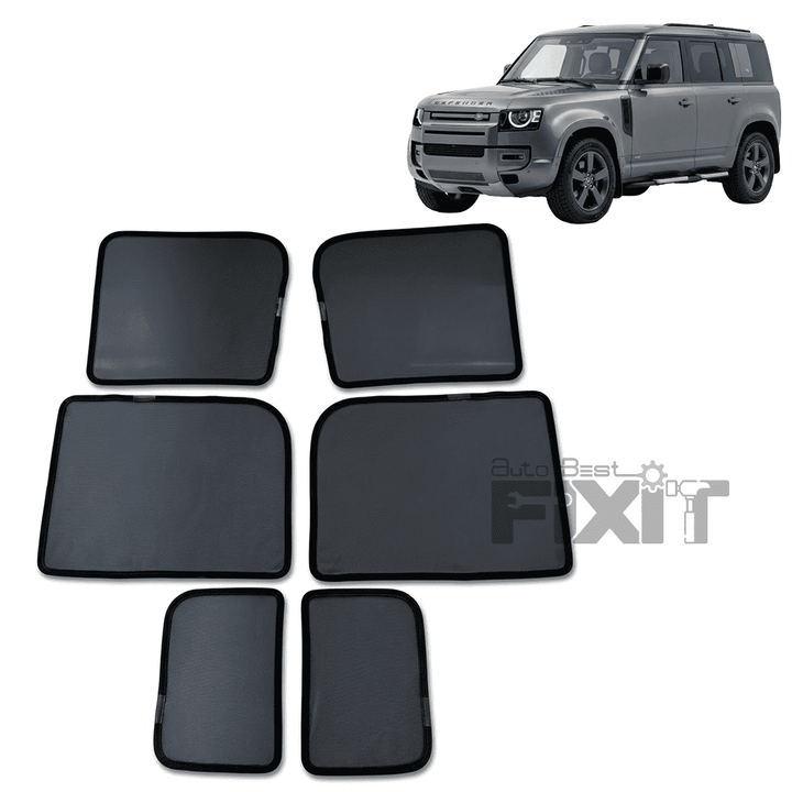 Land Rover Defender Car Window Curtains (2020-Present) - Custom Fit Sun Shade, UV & Privacy Protection