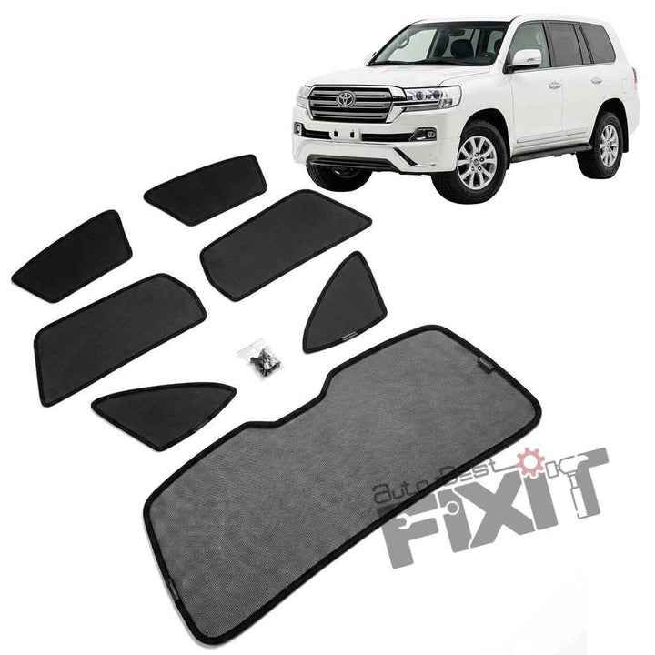 Toyota Land Cruiser J200 Car Window Curtains (2007-2021) - Custom Fit Sun Shade, UV & Privacy Protection