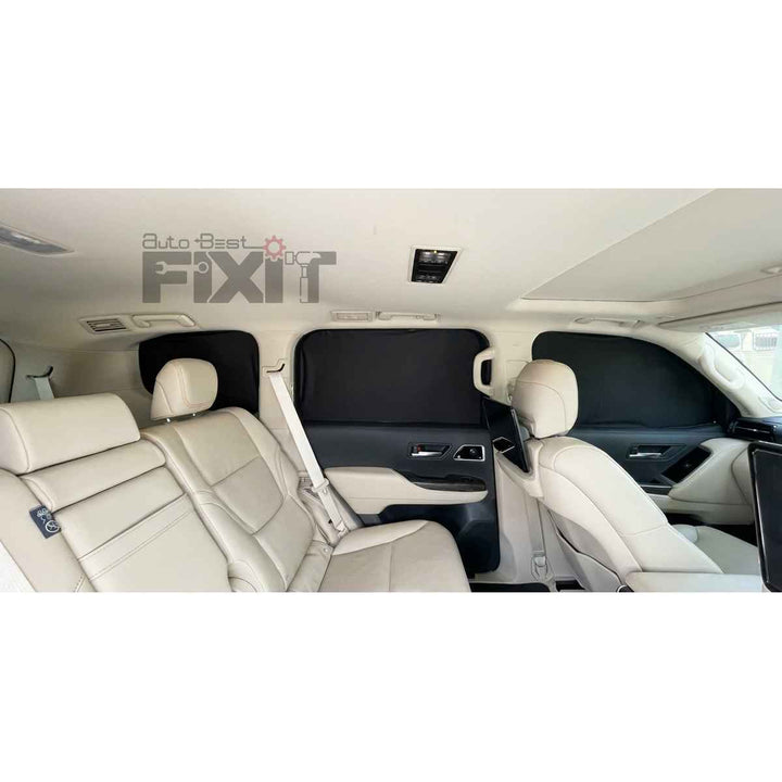 Toyota Land Cruiser J300 Car Window Curtains (2021-Present) - Custom Fit Sun Shade, UV & Privacy Protection