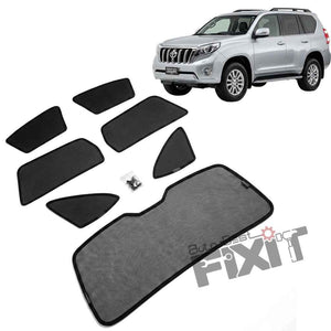 Toyota Land Cruiser Prado J150 Car Window Curtains (2009-2020) - Custom Fit Sun Shade, UV & Privacy Protection