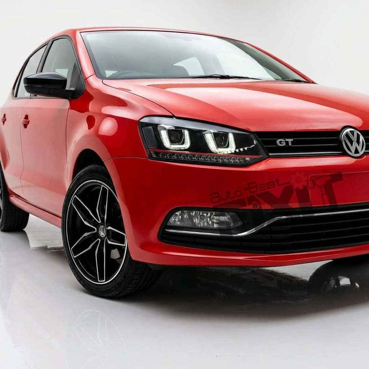 Volkswagen Vento Double U Design Headlight Assembly (2013-2022) | RKNP