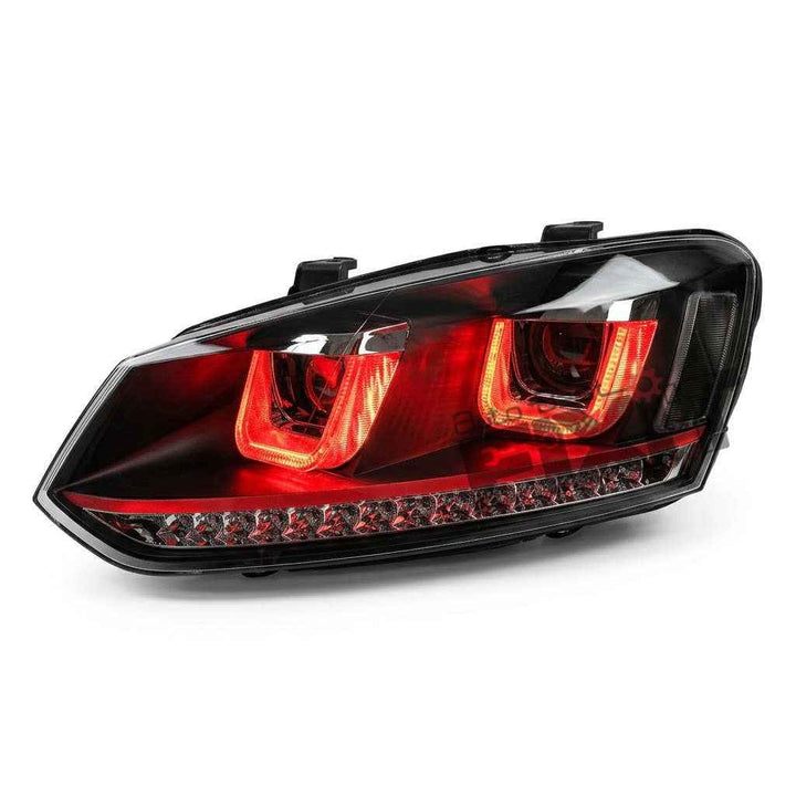 Volkswagen Vento Double U Devil Eye Headlight Assembly (2013-2022) | RKNP