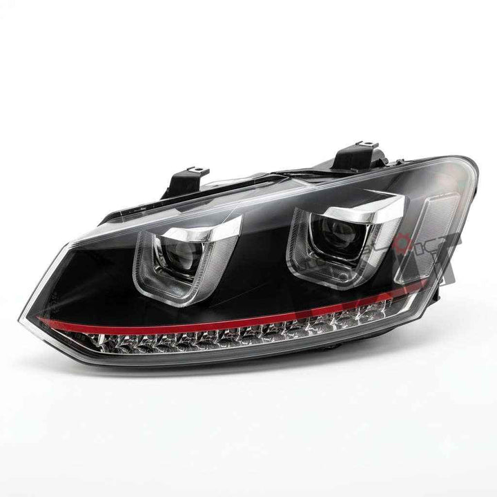 Volkswagen Vento Double U Devil Eye Headlight Assembly (2013-2022) | RKNP