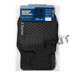 Xclusive Motion BMW 3 Series 2012-2016 Custom Fit Car Floor Mats | Xclusive Motion Compatible with BMW 3 F30 Vehicle
