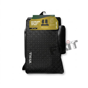 Lite Mahindra Thar (2020-Present) Custom Fit Latex Car Floor Mats – XM Lite | Waterproof & Anti-Skid Compatible with MAHINDRA THAR (CRDe Gen3) Vehicle