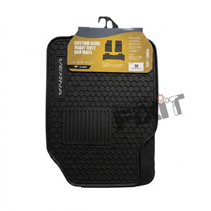 Lite MG Hector Plus 6-Seater (2019-Present) Custom Fit Latex Car Floor Mats – XM Lite | Waterproof & Anti-Skid Compatible with MORRIS GARAGES HECTOR PLUS 6S Vehicle