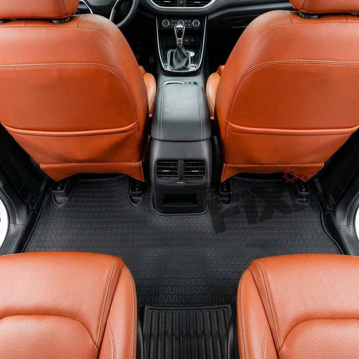 MG Hector Plus 7-Seater (2019-Present) Custom Fit Latex Car Floor Mats – Close-Up Detail