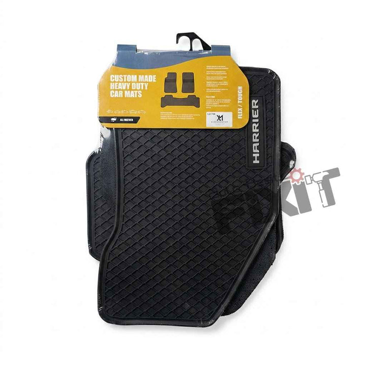 Tata Harrier (2019-Present) Custom Fit Latex Car Floor Mats - Lite | Waterproof & Anti-Skid | Lite