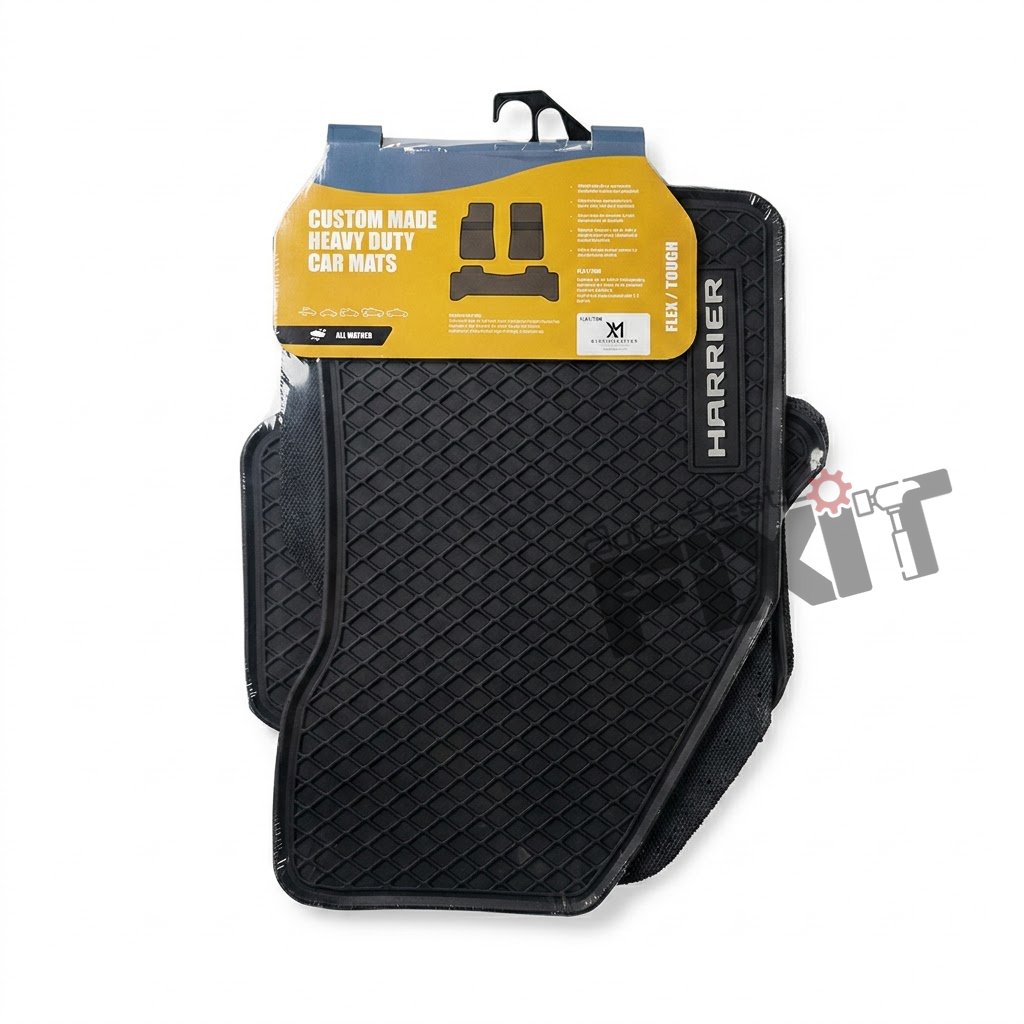 Lite Tata Harrier (2019-Present) Custom Fit Latex Car Floor Mats – XM Lite | Waterproof & Anti-Skid Compatible with TATA HARRIER (H5X) Vehicle