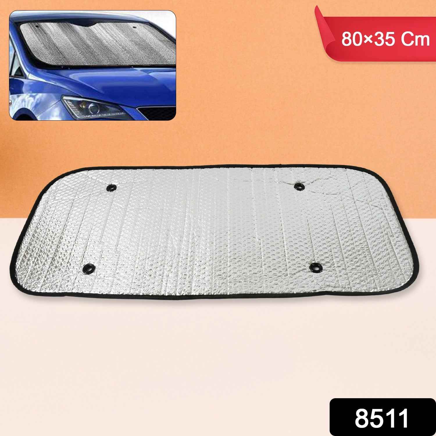 8511 Car Windshield Sun Shade Blocks Uv Rays Sun Visor Protector Keeps Your Vehicle Cool Sunshade For Cars Suvs Trucks And Vans (8035 Cm)