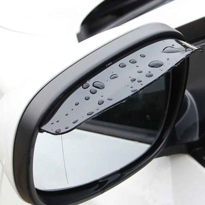 Car Side Rear View Mirror Rain Protector Cover (2 Pcs Set)